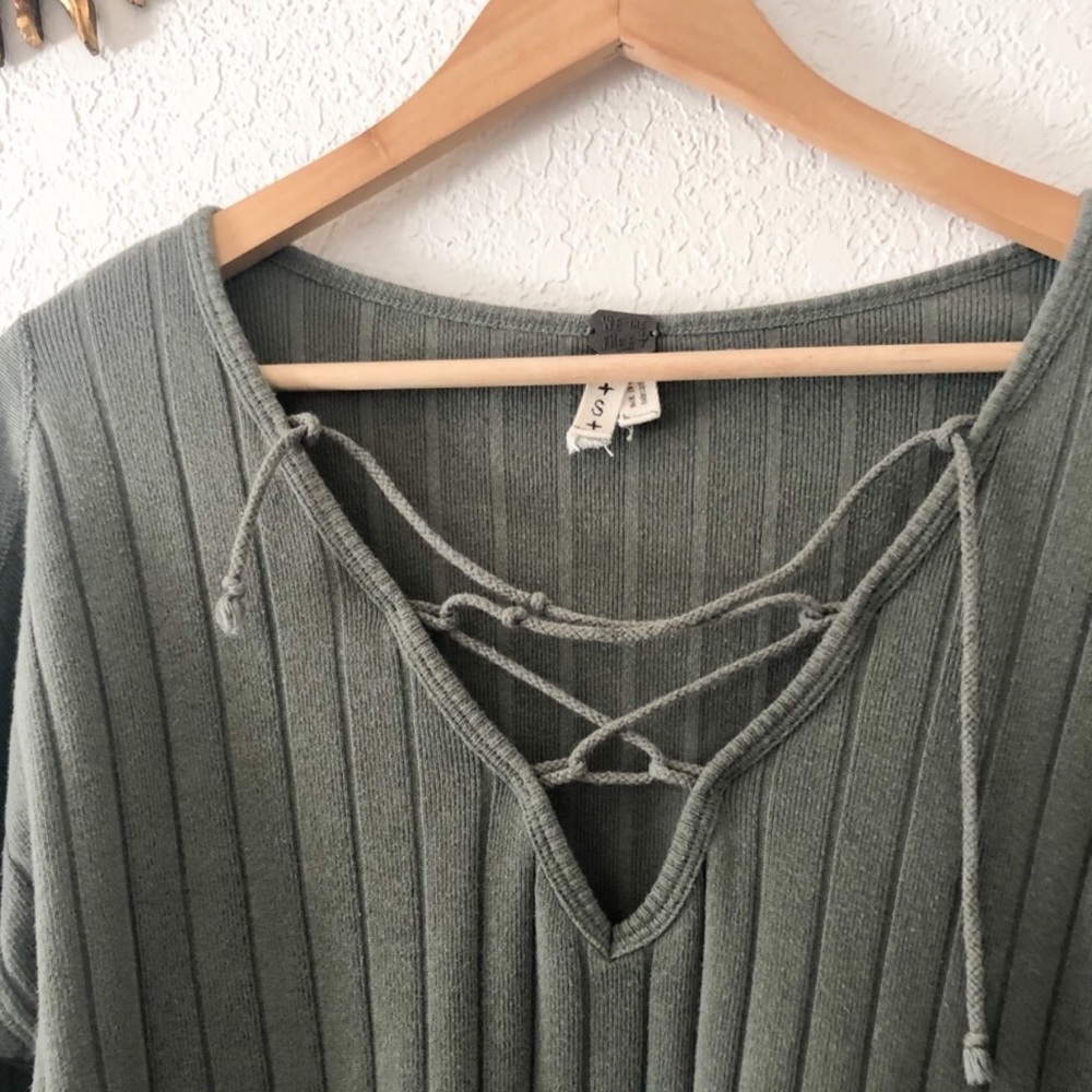 Free People Cross Front Sweatshirt - Picture 6 of 6